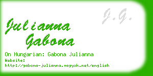 julianna gabona business card